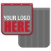 Anti Spray Ribbed Mudflap - 24" Wide x 30" High - Black / With Custom Logo